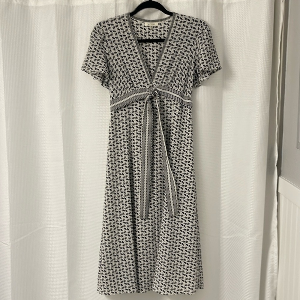 Whimsical Umbrella Pattern Max Studio Dress